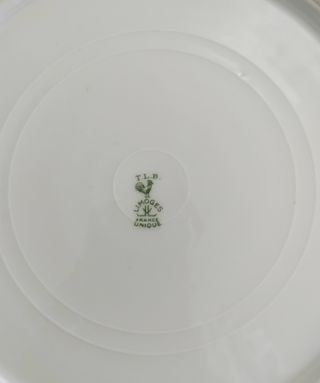 Set di 11 piatti con fiori blu