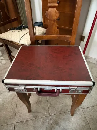 Set Posate Valigetta Pelle Metallo