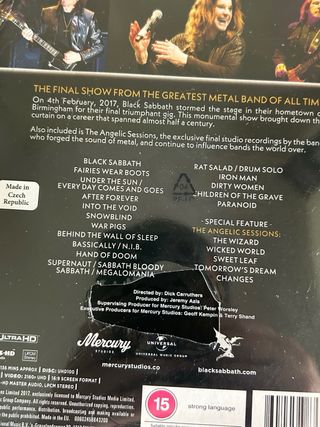 Black Sabbath - The End 4K Ultra HD