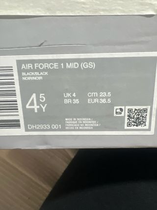 Nike Air Force 1 Mid Blancas usadas 3 veces