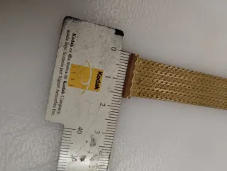 Correa armis acero chapado reloj vintage 70s