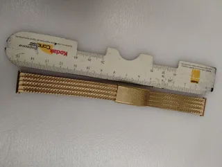 Correa armis acero chapado reloj vintage 70s