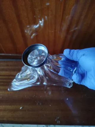 Candelabro portacandele in cristallo