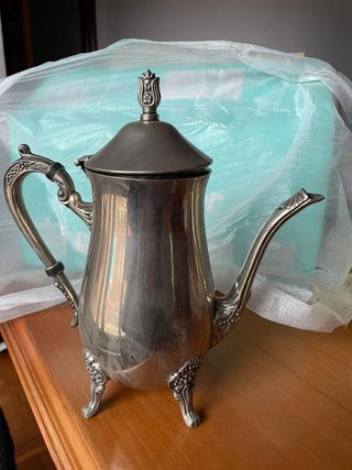 Set da tè vintage argentato