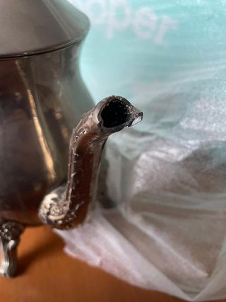 Set da tè vintage argentato