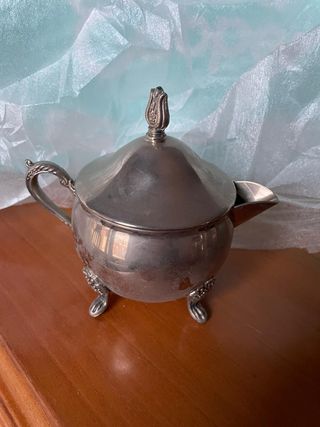 Set da tè vintage argentato