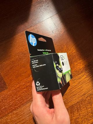 Cartucho Tinta HP 62XL Negro