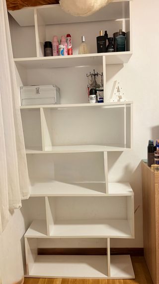 Estantería modular blanca