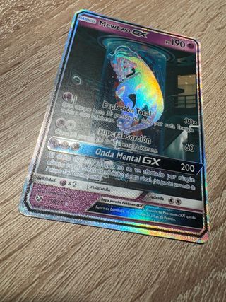 Carta Pokémon Mewtwo GX 78/73 L. Luminosas