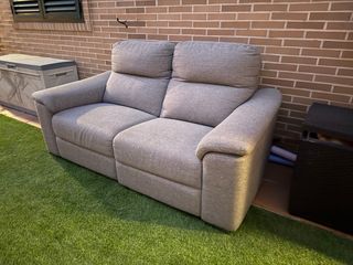 Sofá de 2 plazas gris