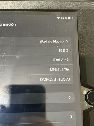 iPad Air 2 16GB Plata + Funda y Cargador