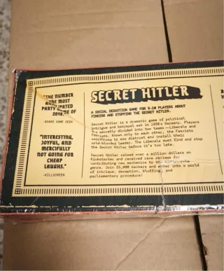 Juego de mesa Secret Hitler