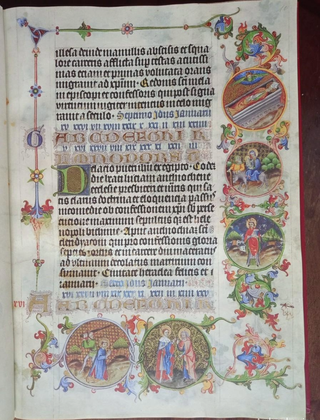Martirologio de Usuard (Praga, c.1400)