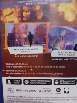 Life Is Strange Reunion PS5