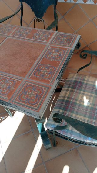 Mesa y 4 Sillas Exterior