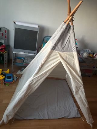 Tipi infantil de tela