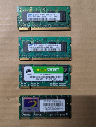Ram SO-DIMM DDR e DDR2