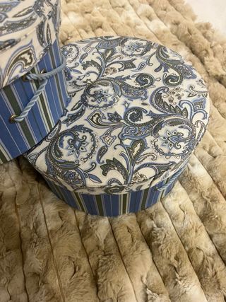 Scatole decorative rotonde