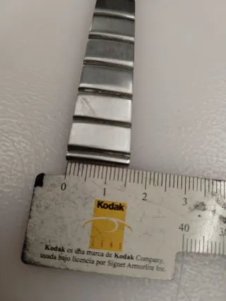 Correa armis acero vintage 80s