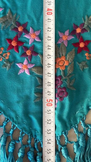 Mantoncillo Flamenca Bordado Multicolor