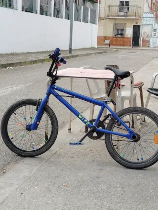 Bicicleta BMX 20 azul