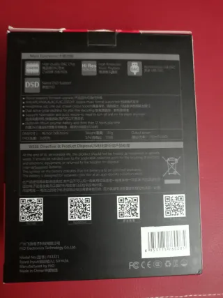 Reproductor Fiio X3 II Negro + Micro SD 128GB