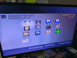 2 Tarjetas Memoria PS1 Ready 2 Play