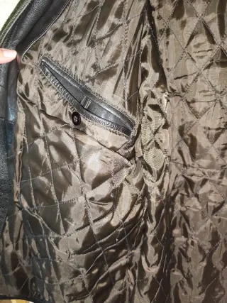 Cazadora de cuero Old Rider Marrón