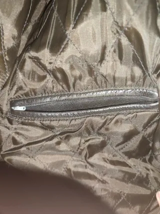 Cazadora de cuero Old Rider Marrón