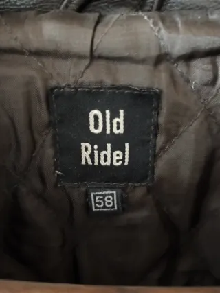 Cazadora de cuero Old Rider Marrón