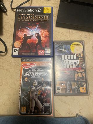 pack de 2 PlayStation 2 con 3 mandos y 3 juegos
