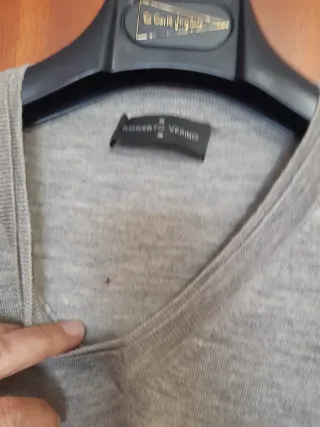 Jersey Roberto Verino Gris verdoso talla M