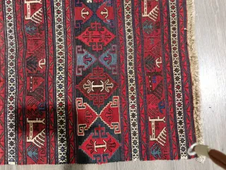 Tapete Persa Lana Natural Bordado