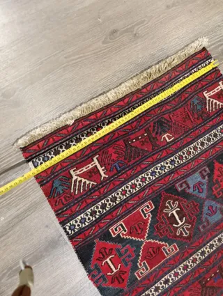 Tapete Persa Lana Natural Bordado