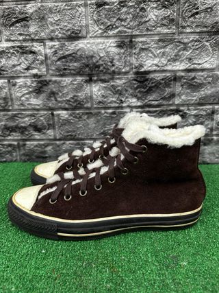 Converse 44 marroni con interno in pelliccia