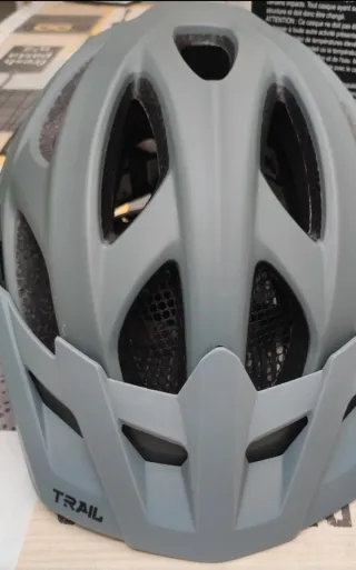 Casco de bicicleta gris GS Trail talla M