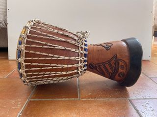 Tambor Bongo Africano Decorado