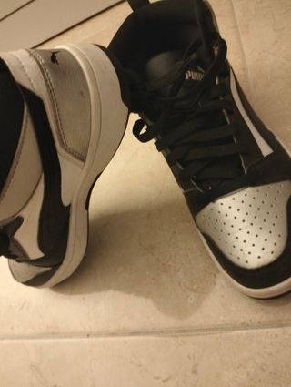 Scarpe Puma N.37 Nero/Argento