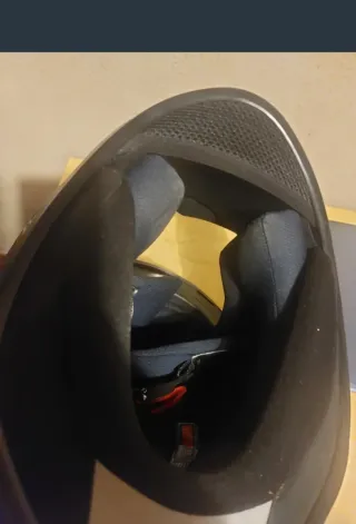 Casco Moto Talla XS Azul y Rosa