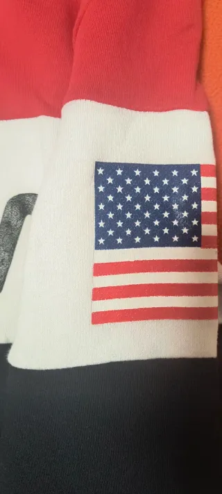 Sudadera NASA Roja, Blanca y Negra