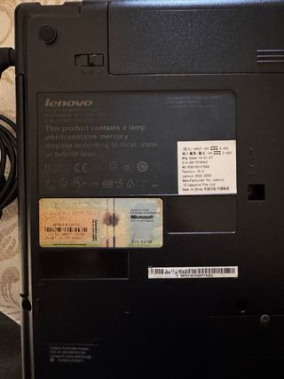 Portátil Lenovo Negro