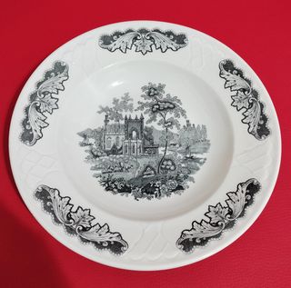 Set 7 Platos hondos  Diseño Paisaje