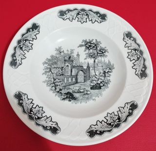 Set 7 Platos hondos  Diseño Paisaje