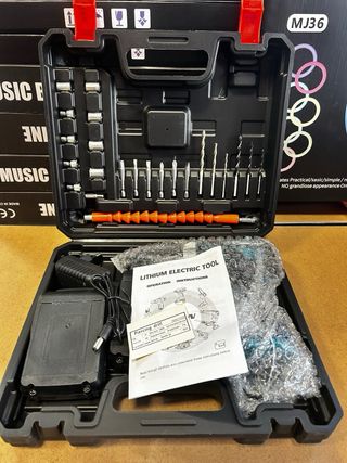 Taladro Atornillador Con Dos Baterias - Nuevo