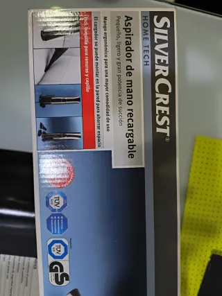 Aspirador de mano recargable