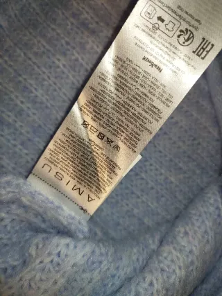 Jersey AMISU Azul Bebé Mujer Talla M