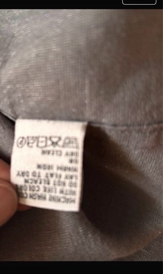 Camicia Armani AX uomo lino grigia