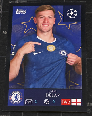 165 DELAP BLACK NEGRO CHAMPIONS STICKERS 25 26