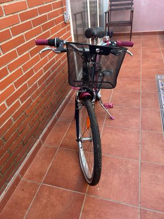 Bicicleta infantil Btwin rosa 6-10 años