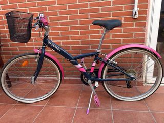 Bicicleta infantil Btwin rosa 6-10 años